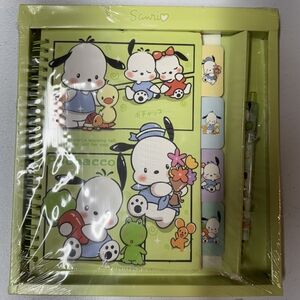 Sanrio Pastel Green Stationery Set with Adorable Pochacco